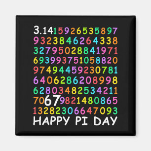 Imán Día feliz 3.14 amante de las matemáticas 67 profes