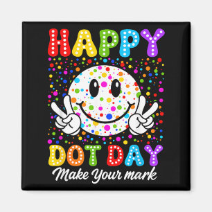 Imán Día Feliz de las Manchas Haz Marca Día de Manchas