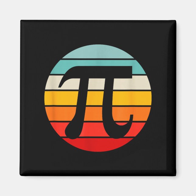 Imán Día feliz para amantes de las matemáticas Día feli (Frente)