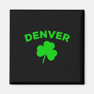 Imán Día festivo de San Patricio Denver 2025 Ciudad de 