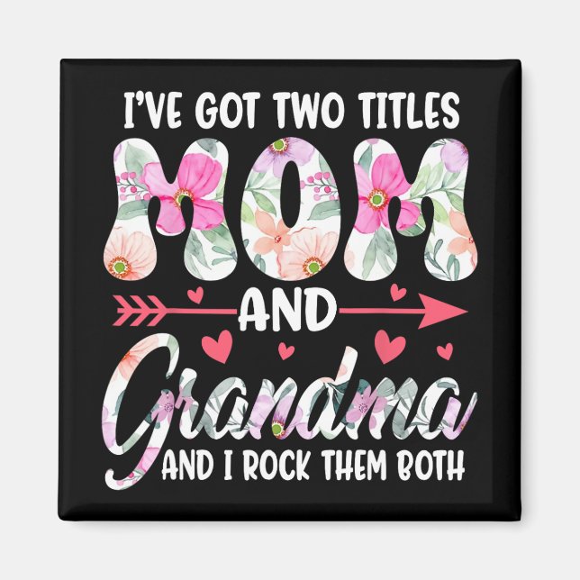 Imán Día I#39; #39; tengo dos títulos Abuela Abuela (Frente)