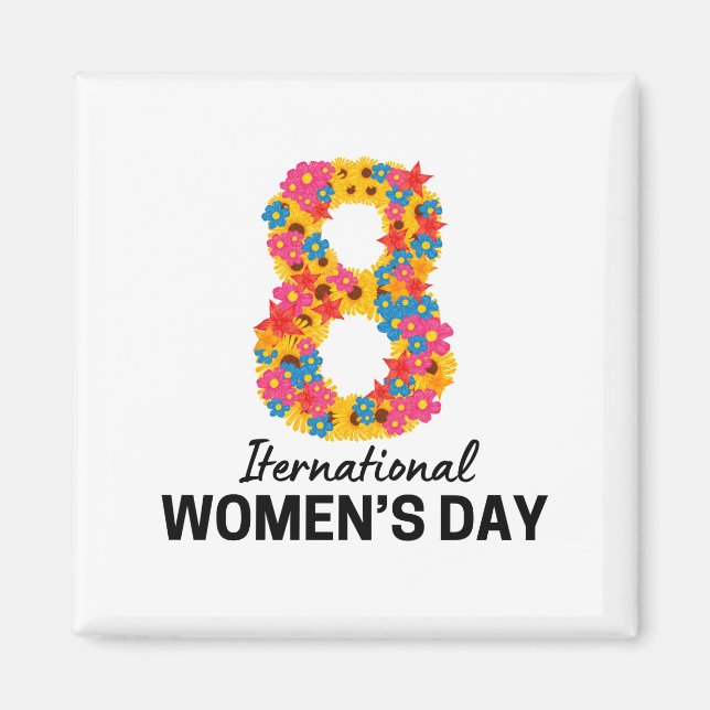 IMÁN DÍA INTERNACIONAL DE LA MUJER (Frente)