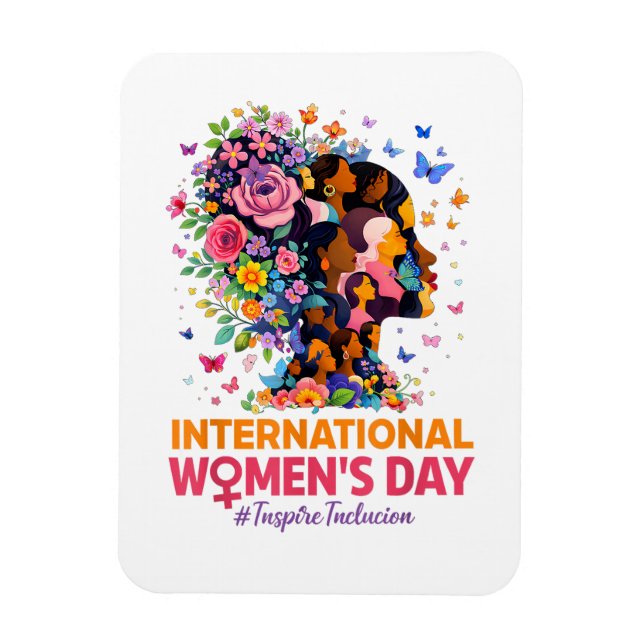 Imán Día Internacional de la Mujer (Vertical)