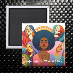Imán Día Internacional de la Mujer
