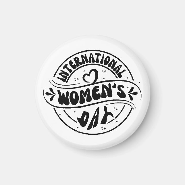 Imán Día Internacional de la Mujer (Frente)