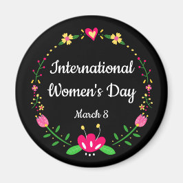 Imán Día Internacional de la Mujer