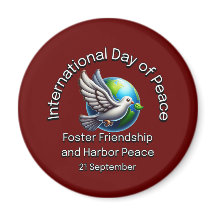 Día Internacional de la Paz. Fomentar la amistad.