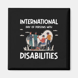Imán Día Internacional De Las Personas Con Discapacidad