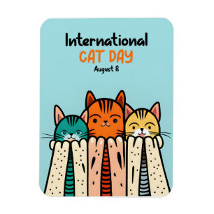 Imán Día Internacional del Gato
