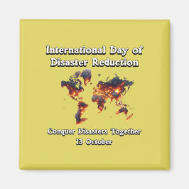 Imán Día Internacional para la Reducción de los Desastr