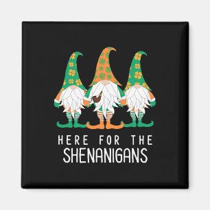 Imán Día irlandés de St Patrick Gnome Shenanigan Leprec