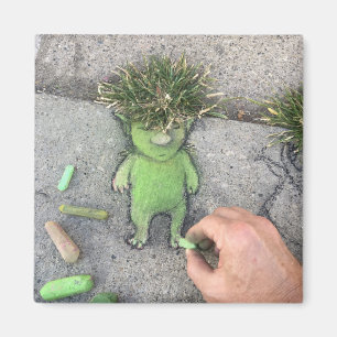 Imán Día loco del pelo