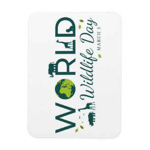 Imán Día Mundial de la Vida Silvestre