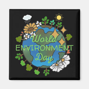 Imán Día Mundial del Medio Ambiente