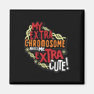Imán Día Mundial del Síndrome de Down Cromosoma Mujeres
