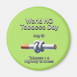 Imán Día Mundial sin Tabaco: 31 de mayo