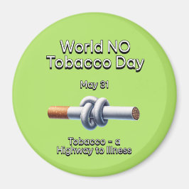 Imán Día Mundial sin Tabaco: 31 de mayo