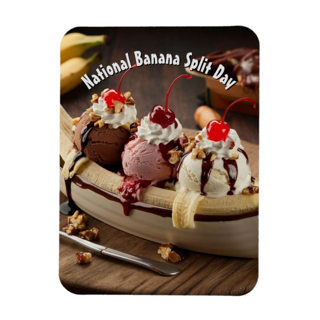 Imán Día nacional de banca dividida (Vertical)