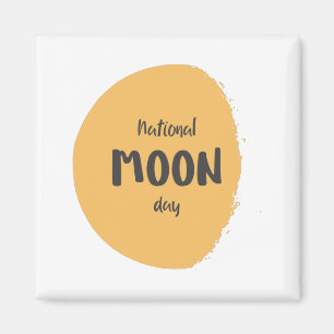 Imán Día Nacional de la Luna