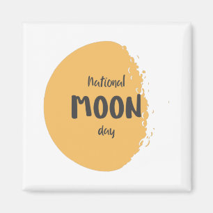 Imán Día Nacional de la Luna