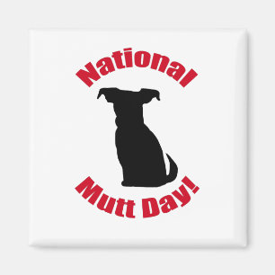 Imán Día Nacional del Mutt