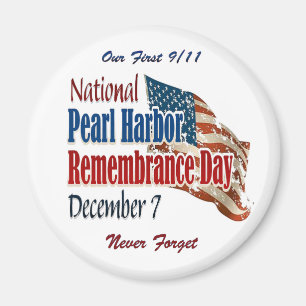 Imán Día nacional del Pearl Harbor