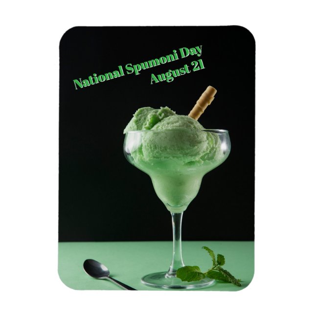 Imán Día Nacional del Spumoni (Vertical)