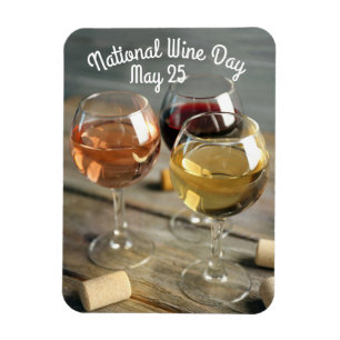 Imán Día Nacional del Vino