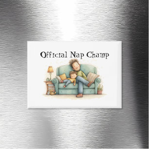 Imán Día oficial del Padre del Campeón de Nap