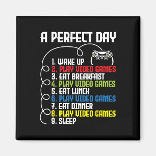Imán Día perfecto - Divertido juego de videojuegos 1