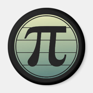 Imán Día Pi del símbolo Pi del degradado Feliz Día Pi