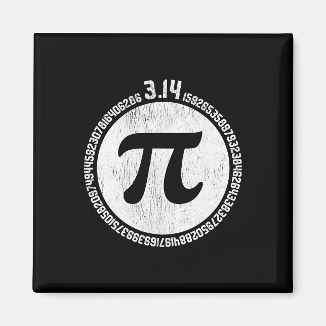 Imán Día Pi Para Maestros De Matemáticas (Frente)