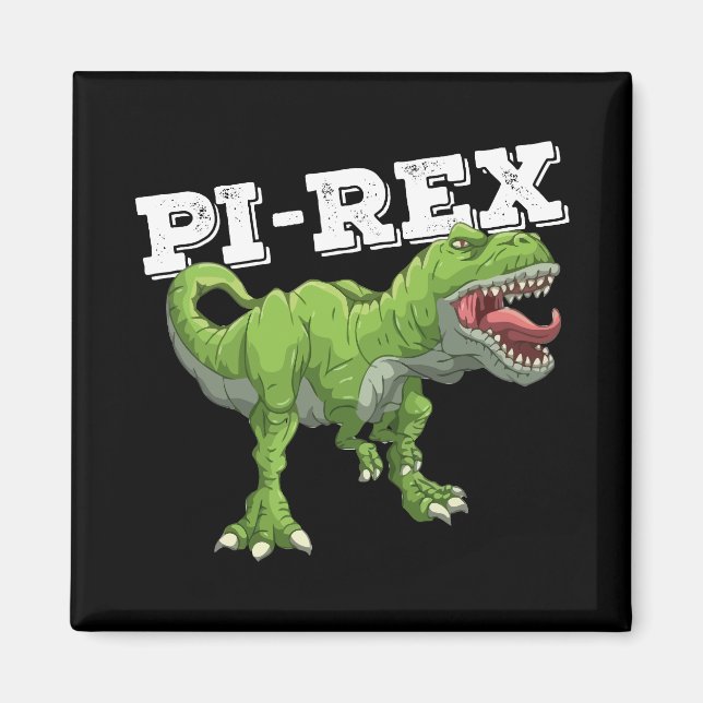 Imán Día Pi Rex Dinosaurio Matemáticas Matemáticas (Frente)