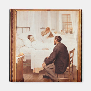 Imán Día que visita en el hospital, 1889