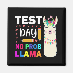 Imán Día sin prueba de profesores Prob-llama Llama Día