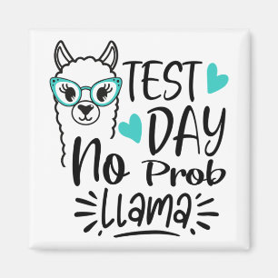 Imán Día sin prueba de profesores Prob-llama Llama Día