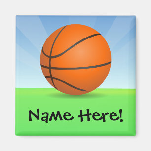 Imán Día soleado del baloncesto de los deportes del