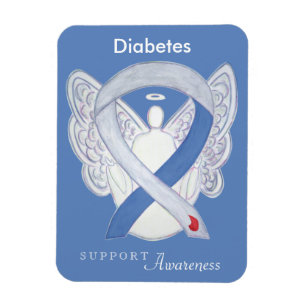 Imán Diabetes Conciencia Cinta Ángel Refrigeración Magn