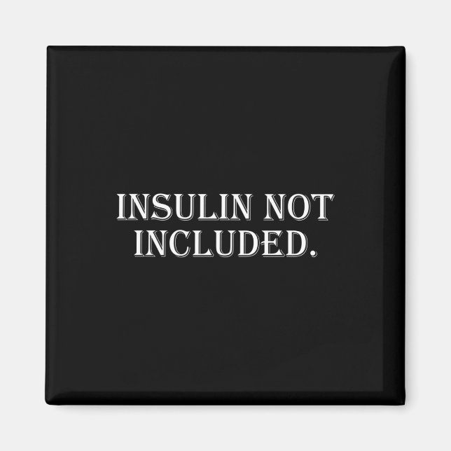 Imán Diabetes Tipo 1 Insulina no incluida (Frente)