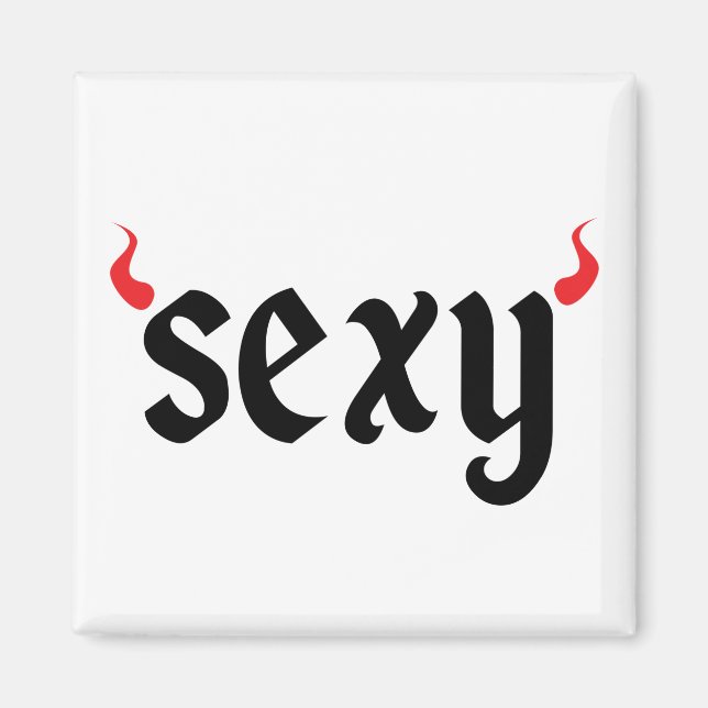 Imán Diablo sexy (Frente)