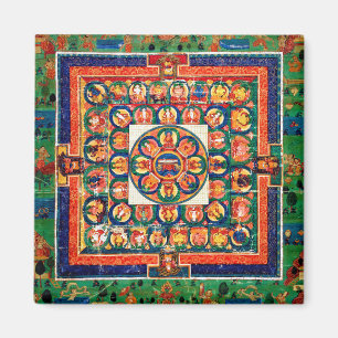 Imán Diagrama cósmico de Mandala para meditación