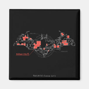 Imán Diagrama de la ciudad de Arkham