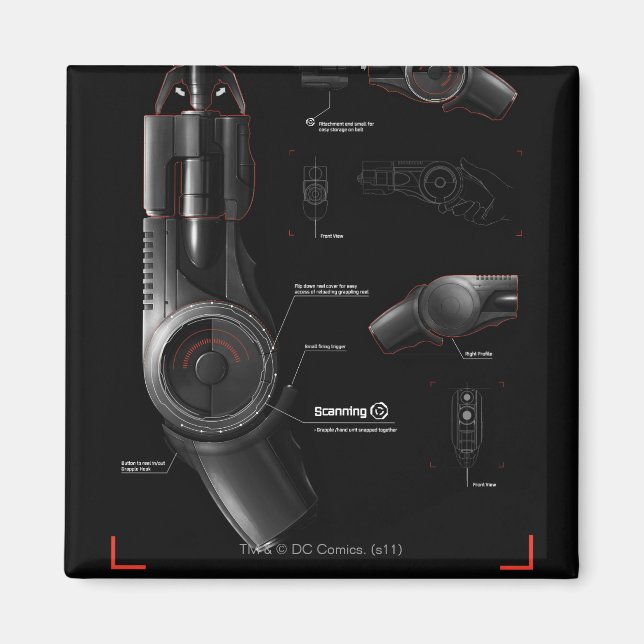 Imán Diagrama de la pistola de acoplamiento (Frente)