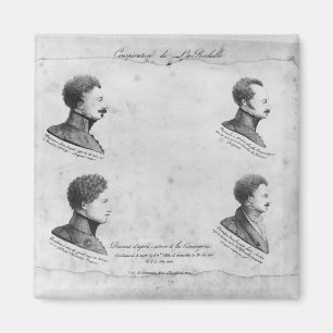 Imán Diagrama de La Rochelle, retratos de los cuatro