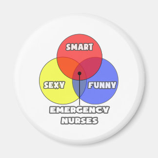 Imán Diagrama de Venn.. Enfermeras de emergencia