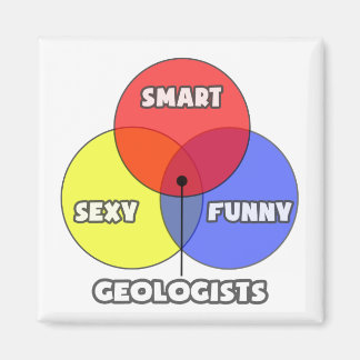 Imán Diagrama de Venn.. Geólogos