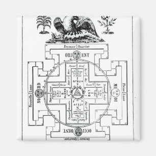 Imán Diagrama místico de Solomon