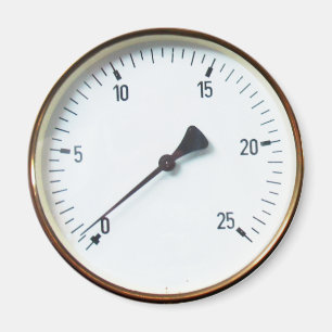Imán Dial del indicador de presión del vapor