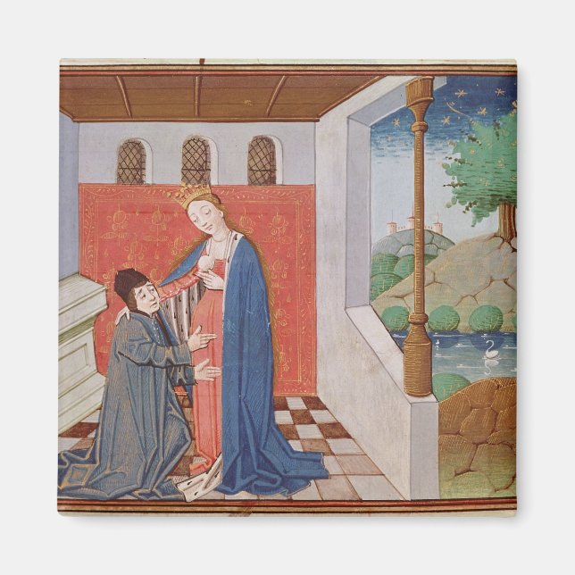 Imán Diálogo entre Boethius y Filosofía (Frente)