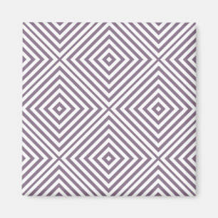 Imán Diamante Chevron de la lavanda